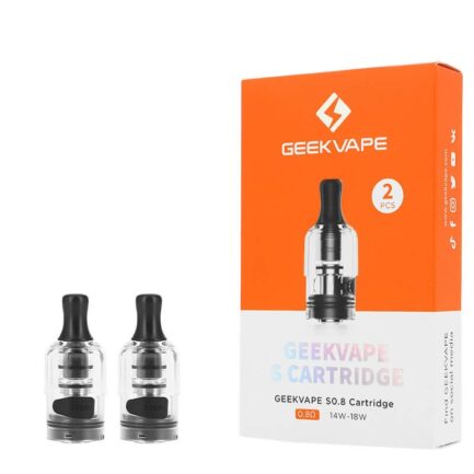 Geekvape S Cartridge 2ml 0,8Ω/1,2Ω (τεμάχιο)