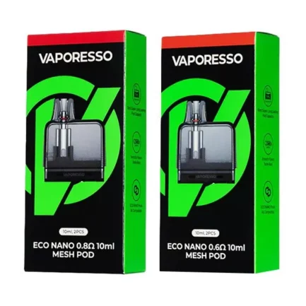 Vaporesso Eco Nano Pod Cartridge 10ml 0,6Ω / 0,8Ω (τεμάχιο)