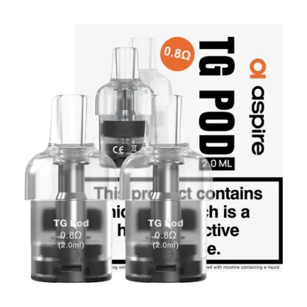 Aspire TG Pod Cartridge 3.0ml (0.8Ω / 1.00Ω) 1τμχ