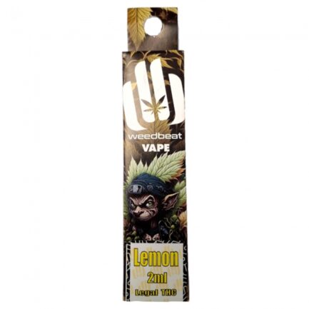 Weedbeat - Premium Quality Vape - Lemon 1ml (Legal THC)