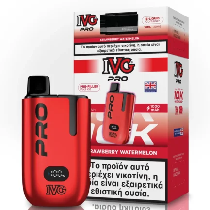 IVG Pro Strawberry Watermelon Kit 2ml+10ml 20mg 10.000 Puffs