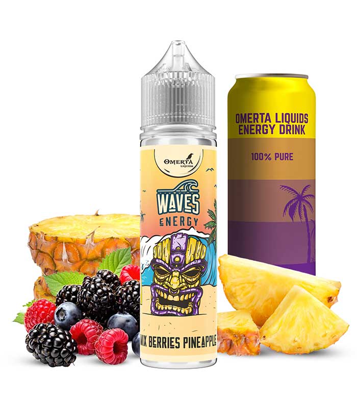 omerta-waves-energy-mix-berries-pineapple-15ml-60ml-energeiako-poto-ananas-anameikta-moura-flavour-shots