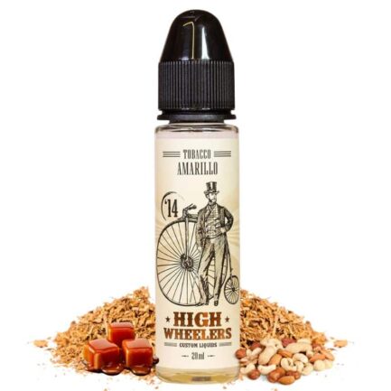 High Wheelers – Tobacco Amarillo 20/60ml (Αποξηραμένα Ξανθά Καπνά, Ξηροί Καρποί)
